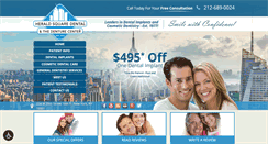 Desktop Screenshot of heraldsquarecosmeticdental.com